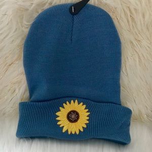 Sunflower beanie